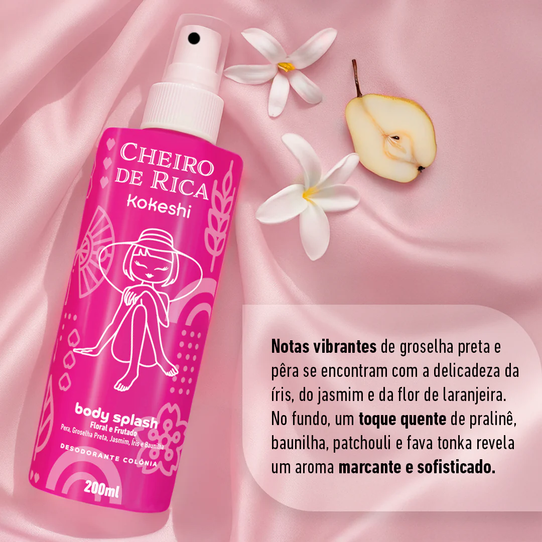 Kit Trio Cheiro de Rica - Body Splash - Image 6